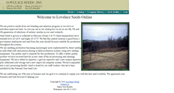 Desktop Screenshot of lovelaceseeds.com